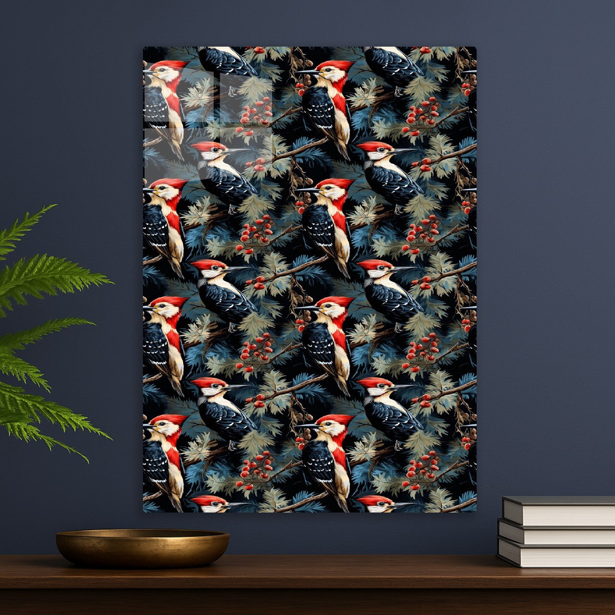 Vibrant Woodpecker Pattern
