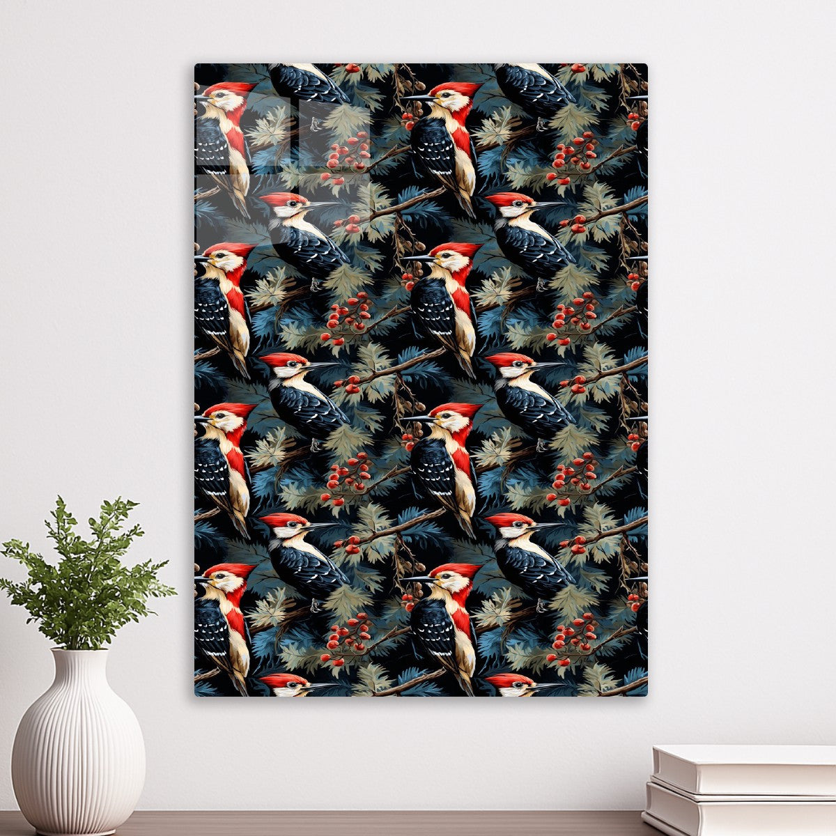 Vibrant Woodpecker Pattern