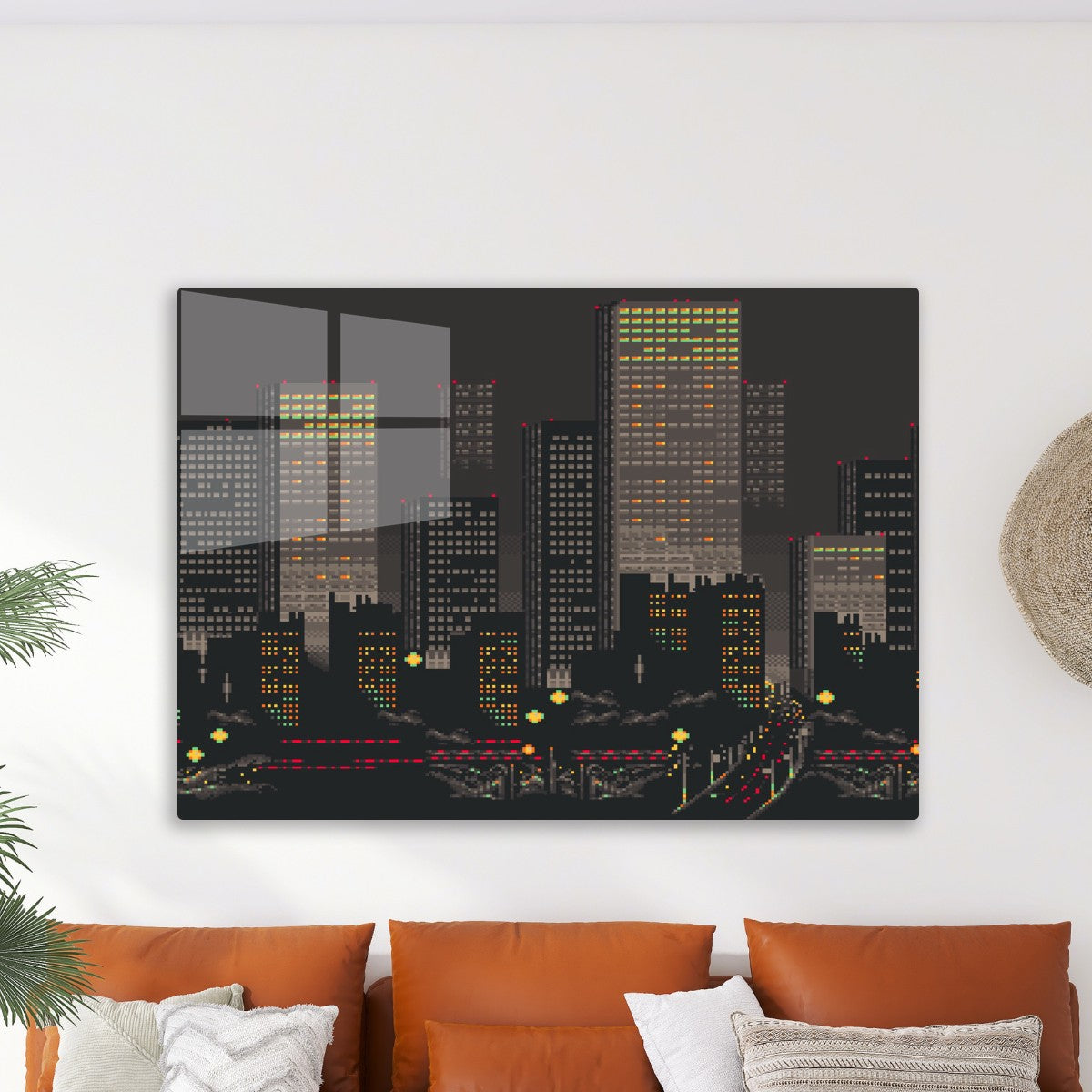 Pixelated Citycape 