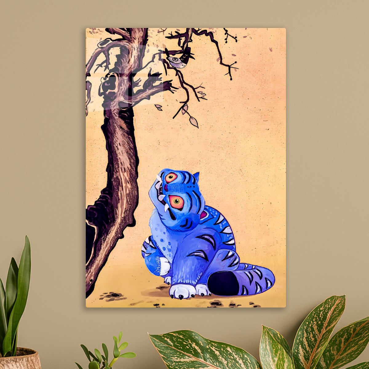 Derpy Tiger Drawing Art