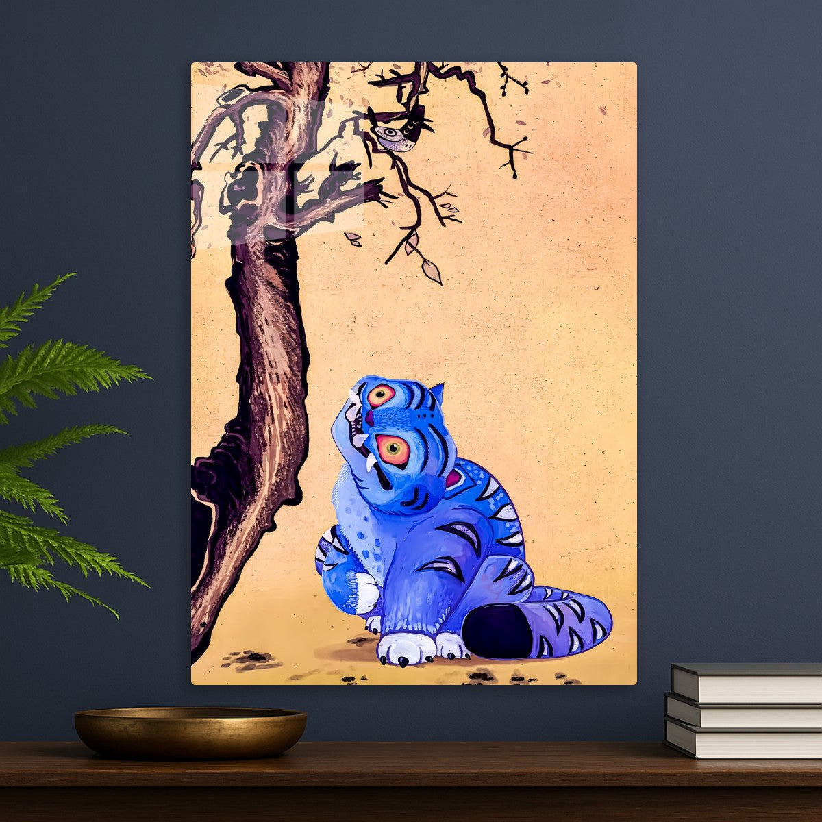 Derpy Tiger Drawing Art