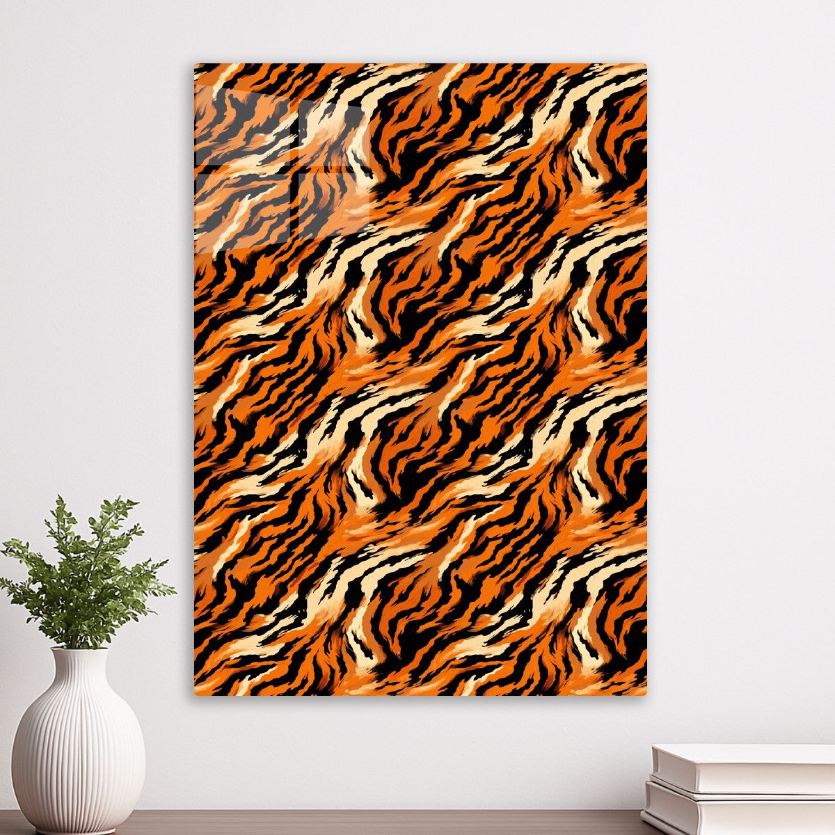 Vibrant Tiger Stripes Pattern