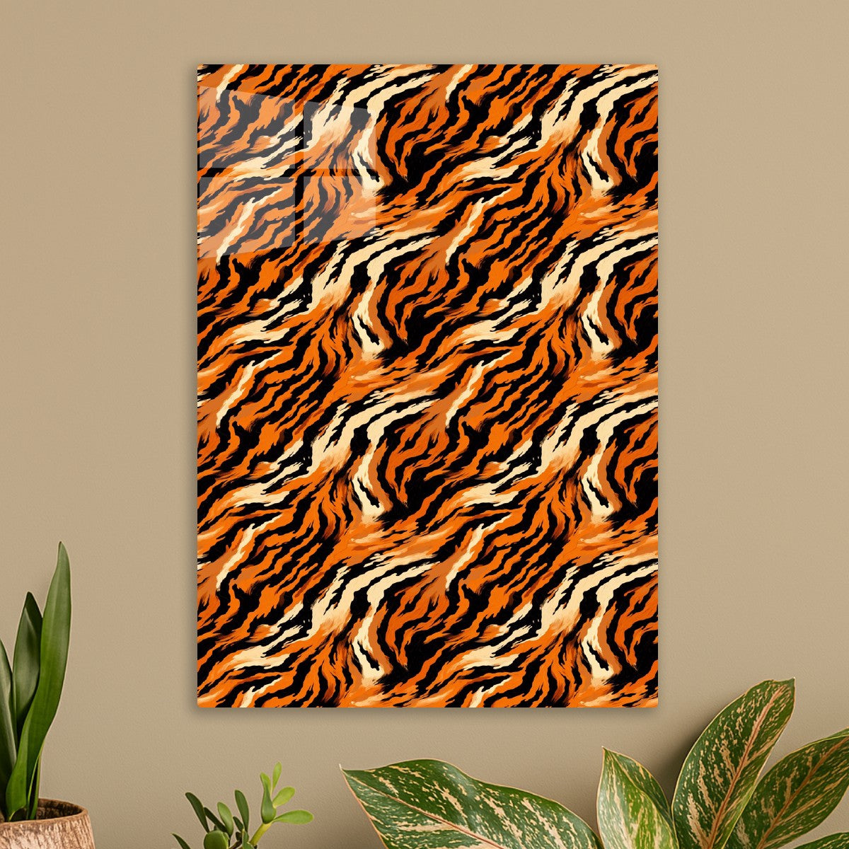 Vibrant Tiger Stripes Pattern