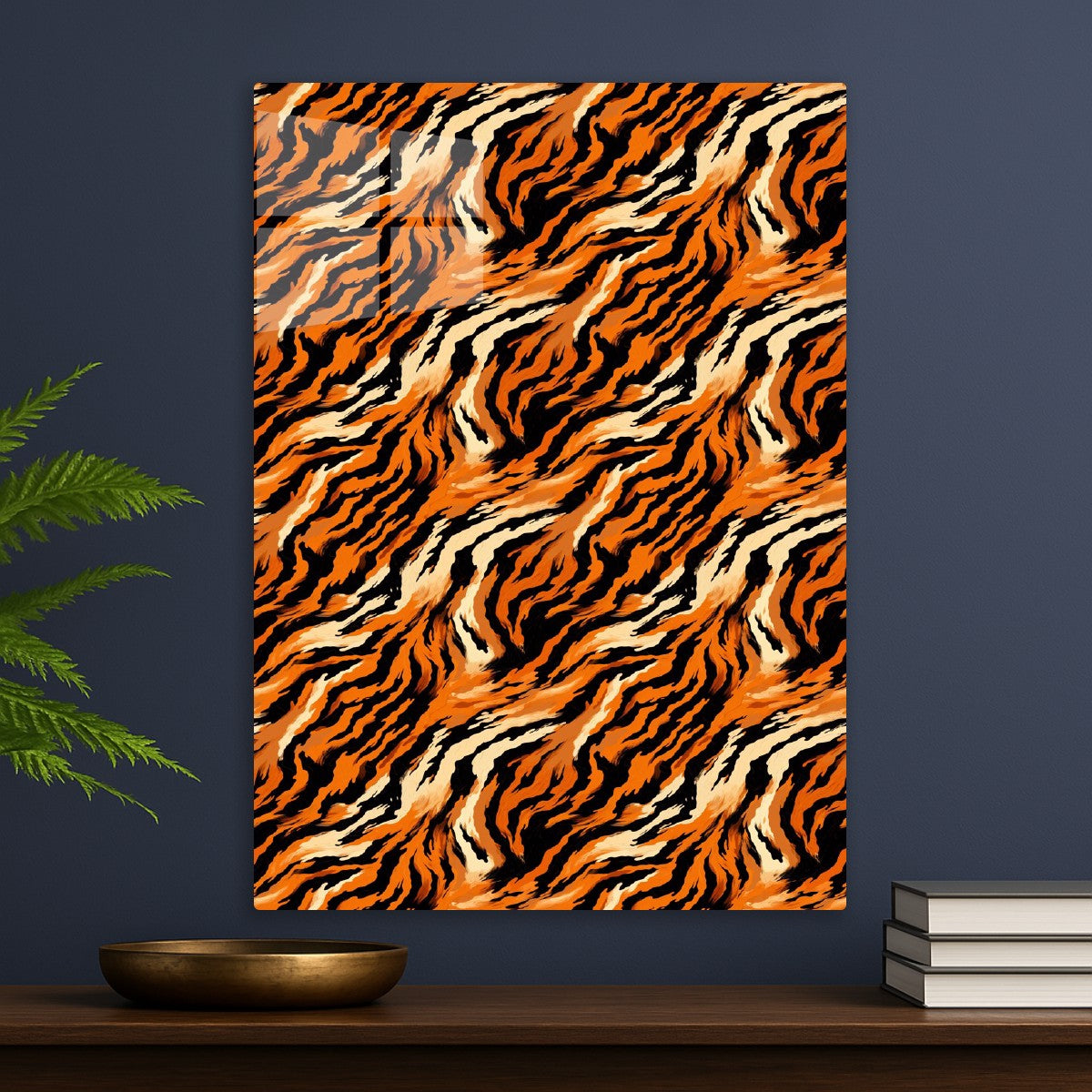Vibrant Tiger Stripes Pattern