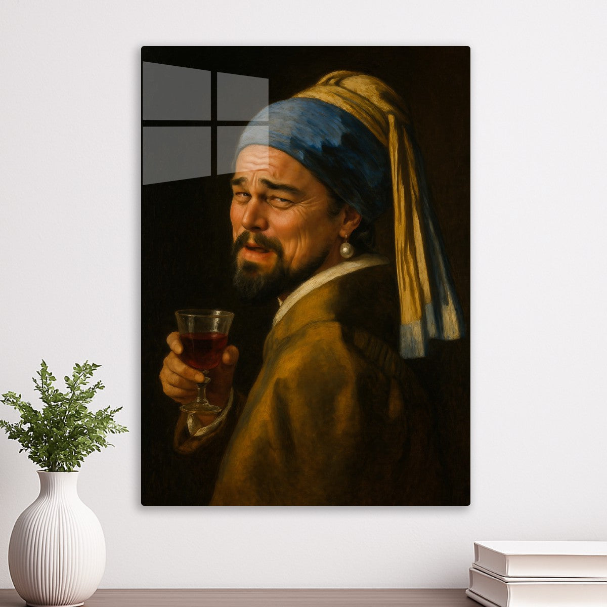 Leonardo DiCaprio with a Pearl Earring