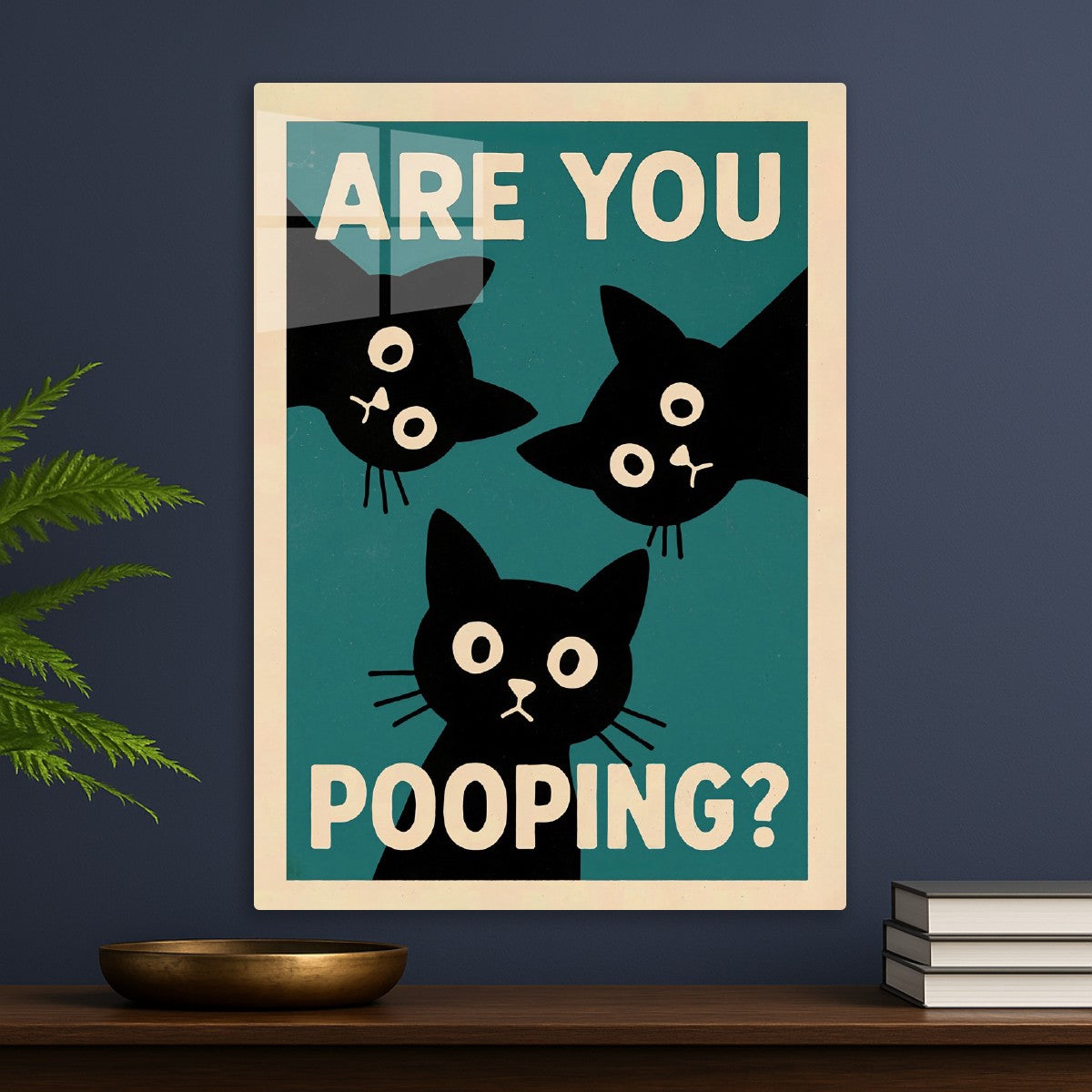 Pooping Cat