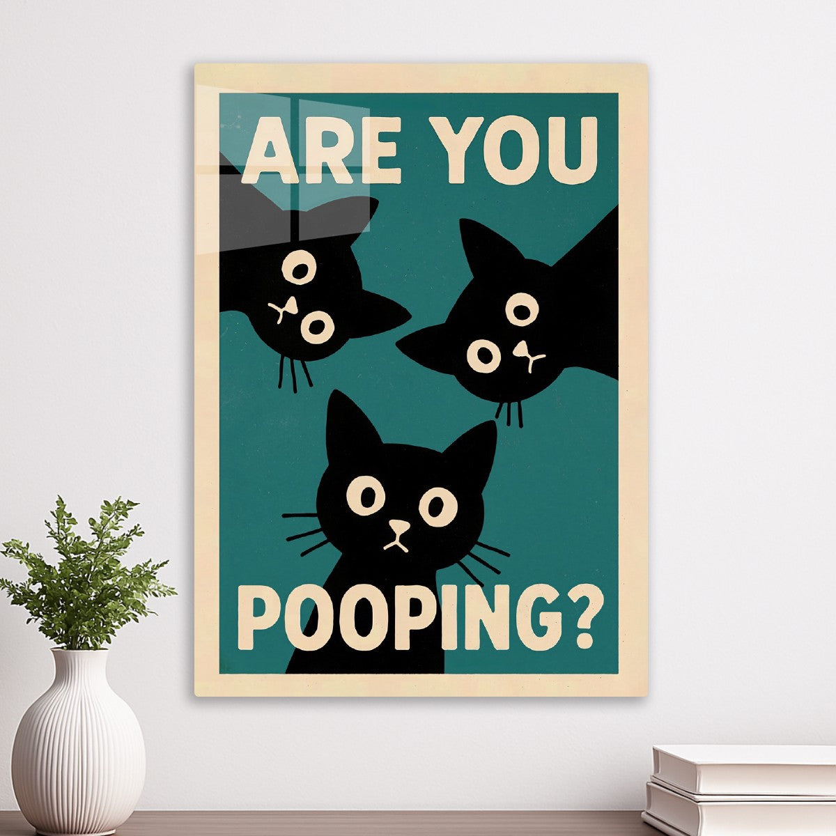 Pooping Cat