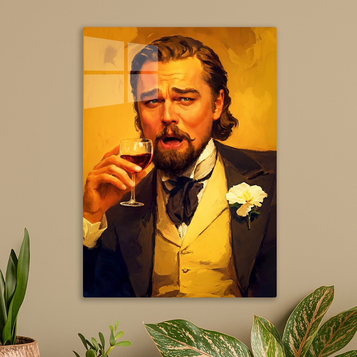 Laughing Leo DiCaprio