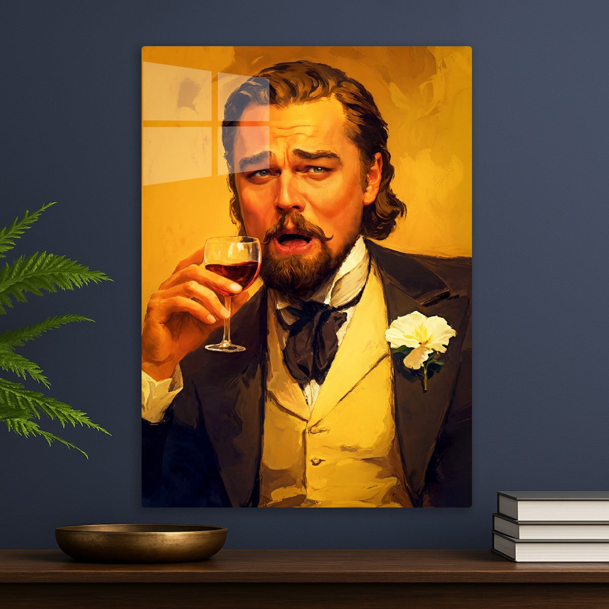 Laughing Leo DiCaprio
