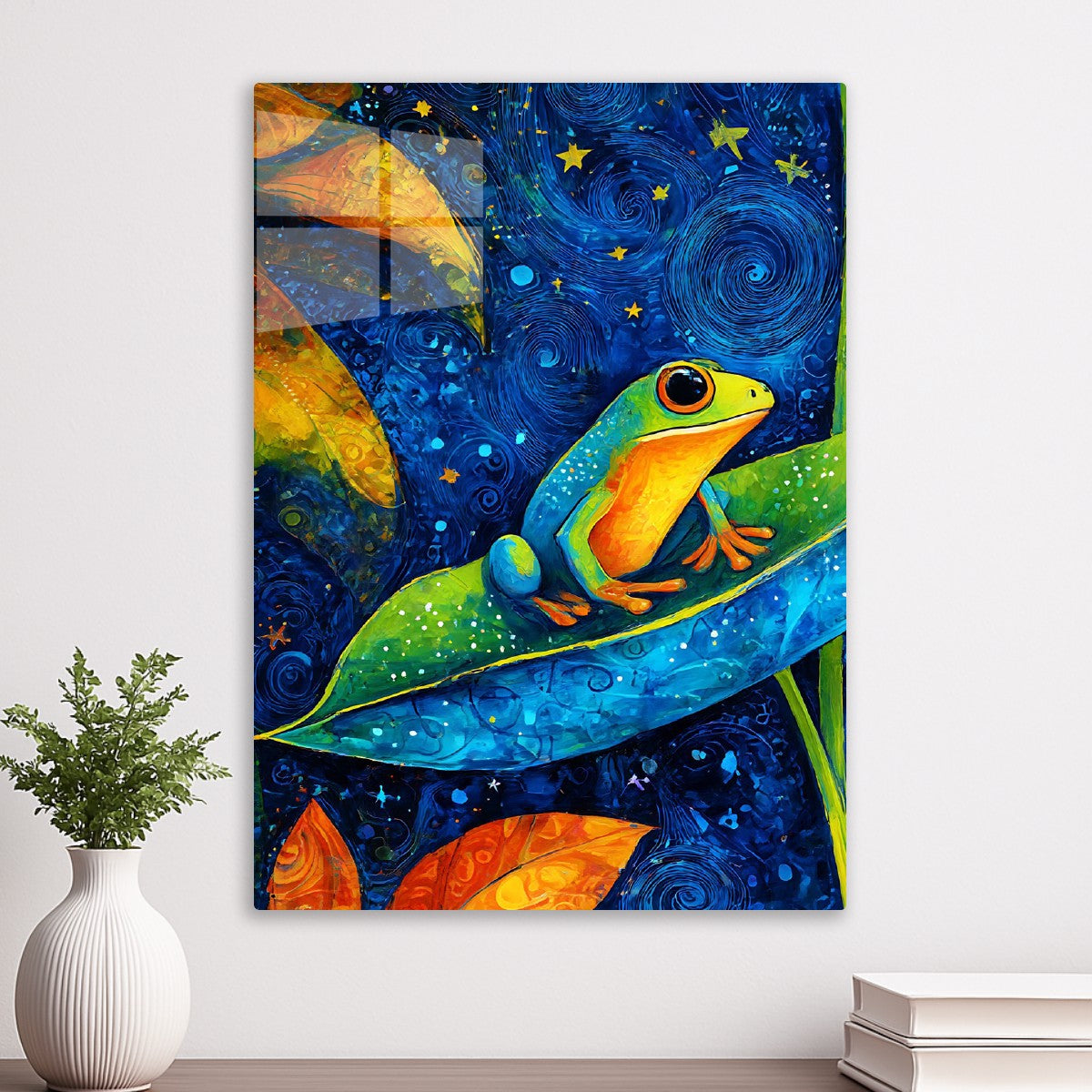 Cute Watercolor Tree Frog