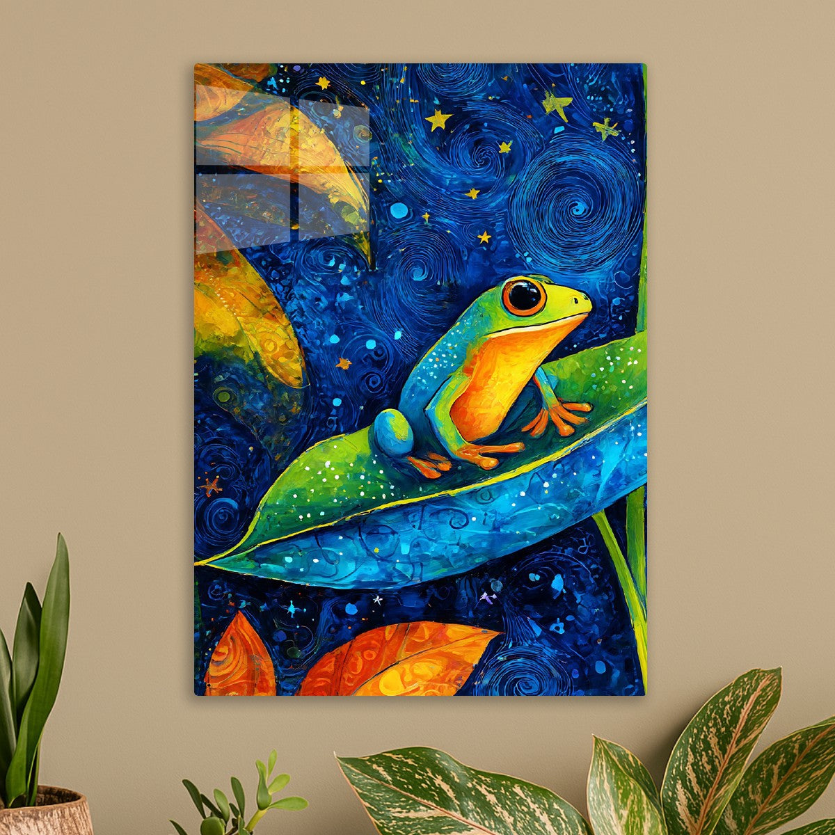 Cute Watercolor Tree Frog
