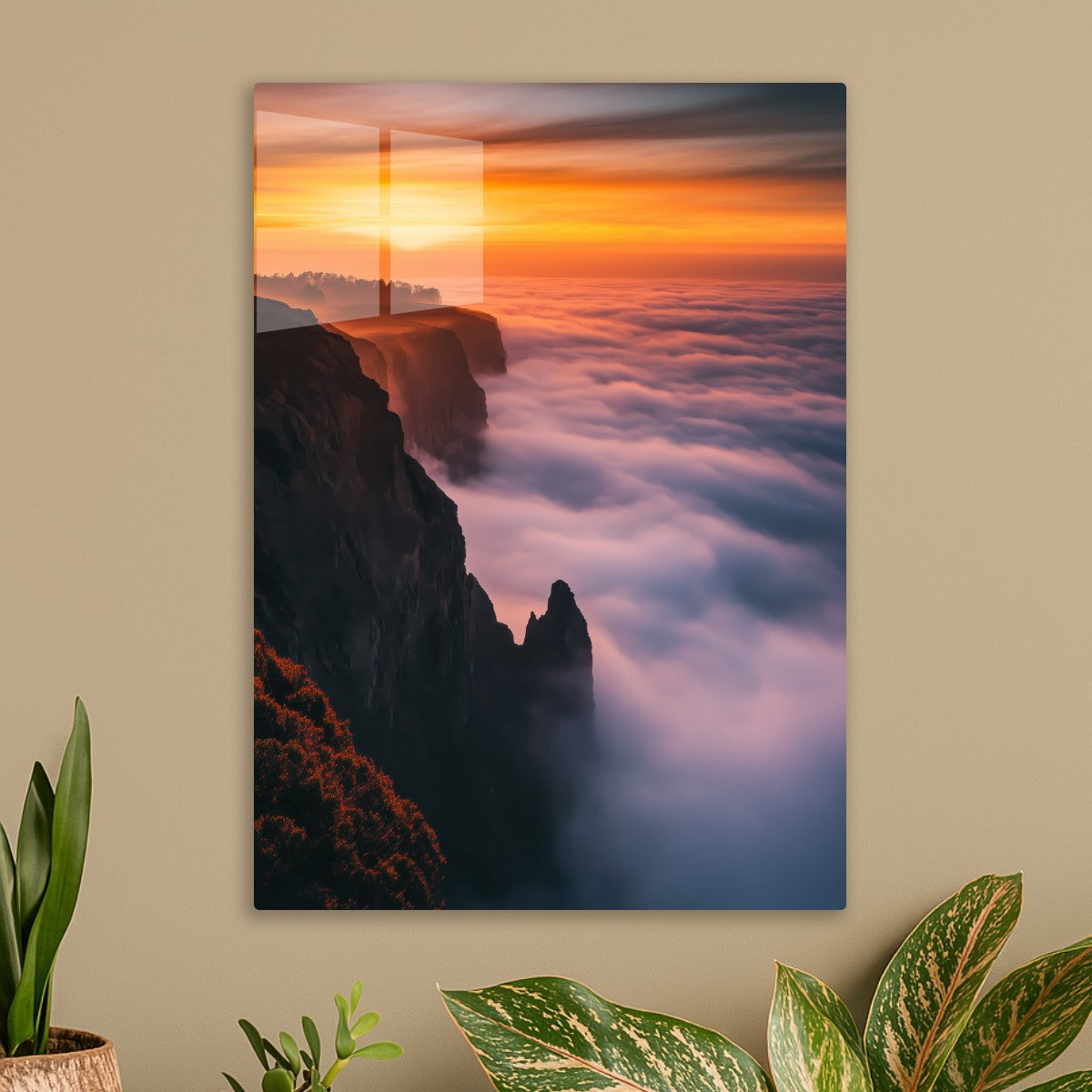 Sunset Above the Clouds