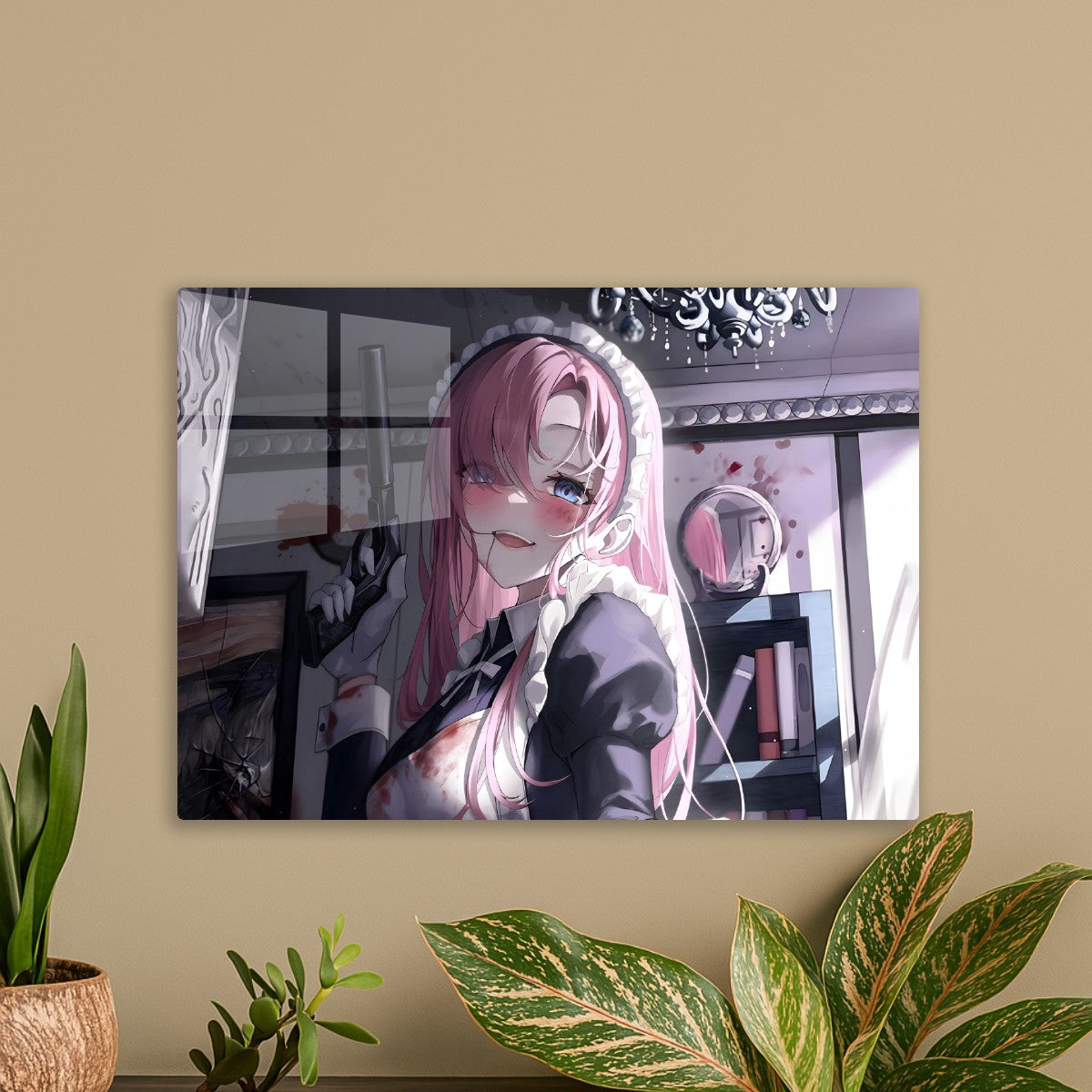 Anime Girl Holding a Gun