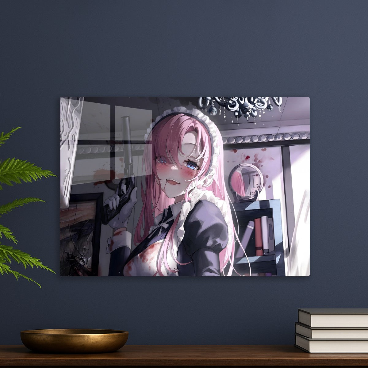 Anime Girl Holding a Gun