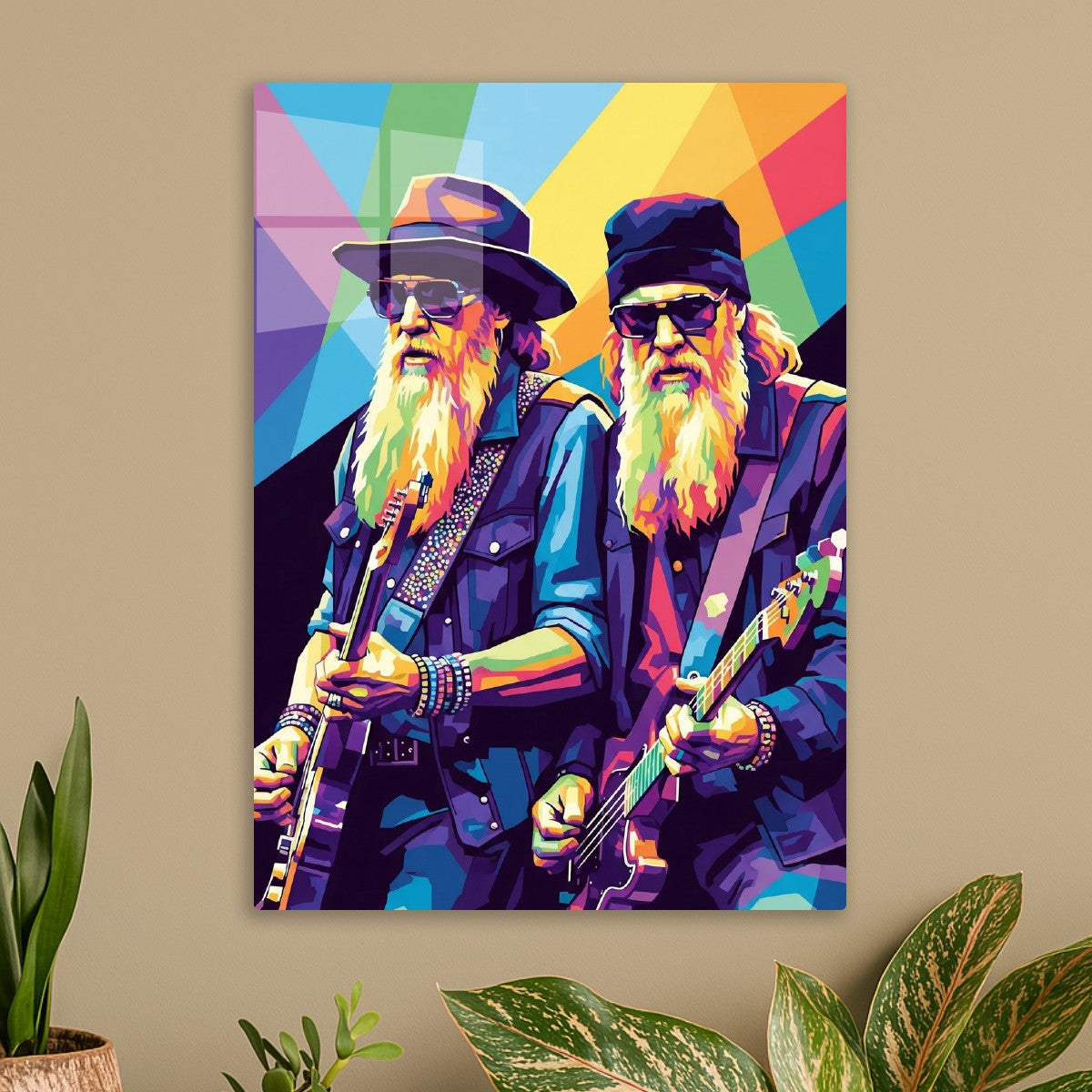 ZZ TOP pop art portrait