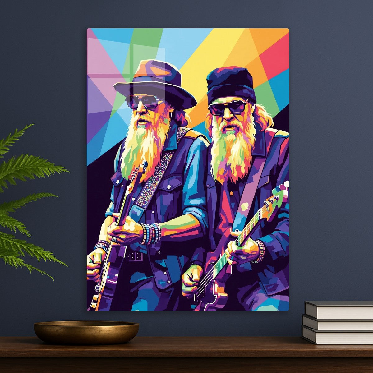 ZZ TOP pop art portrait