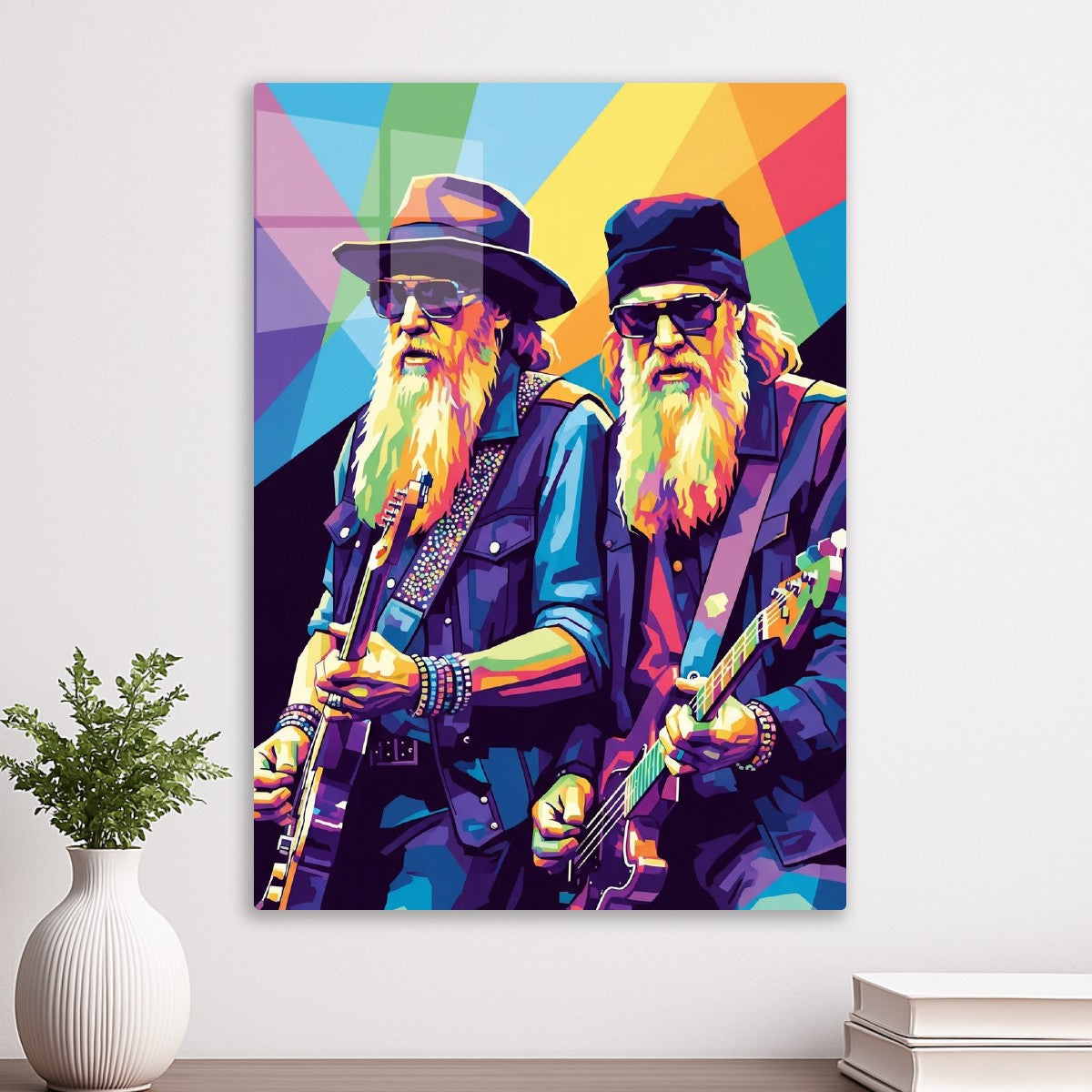 ZZ TOP pop art portrait