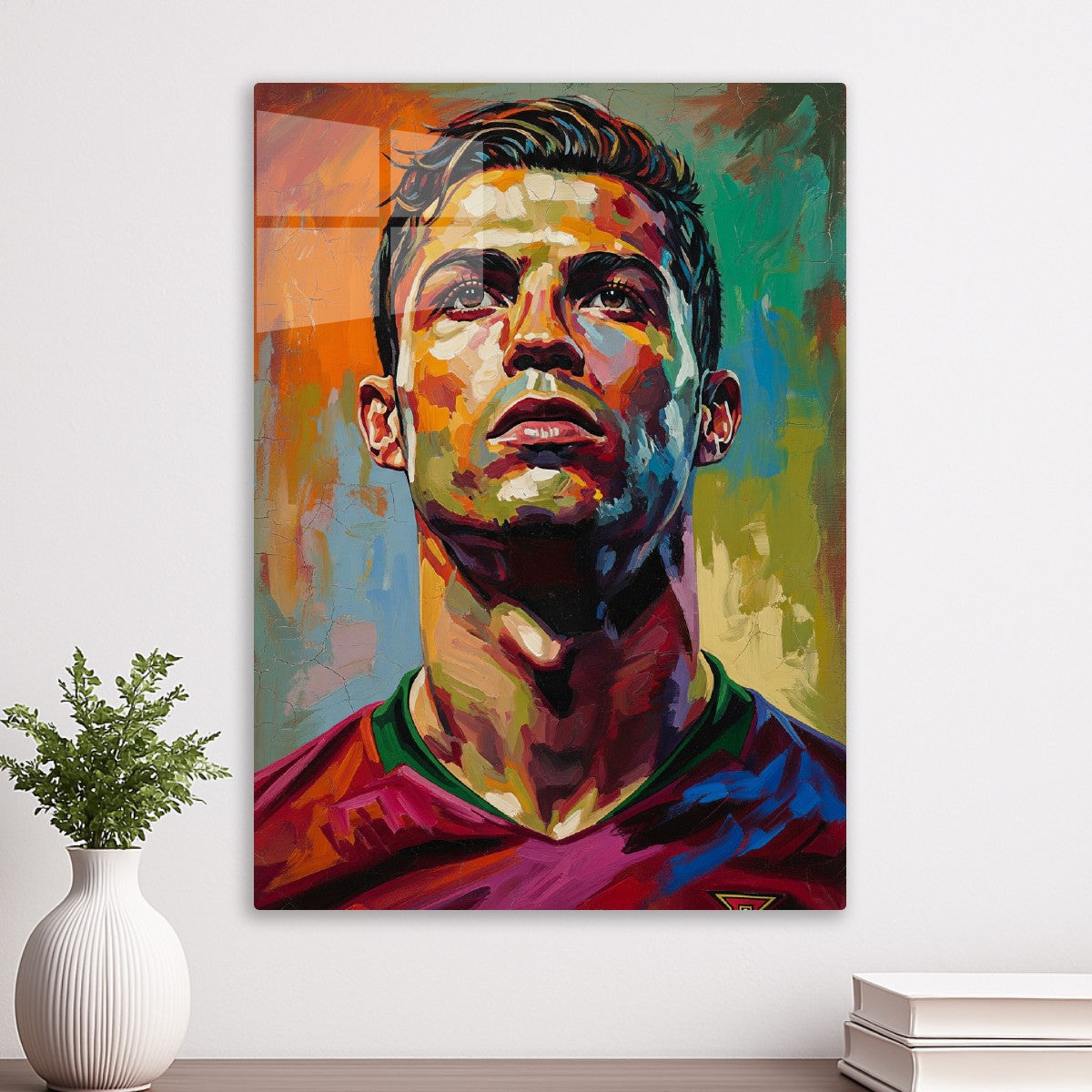 Cristiano Ronaldo abstract art
