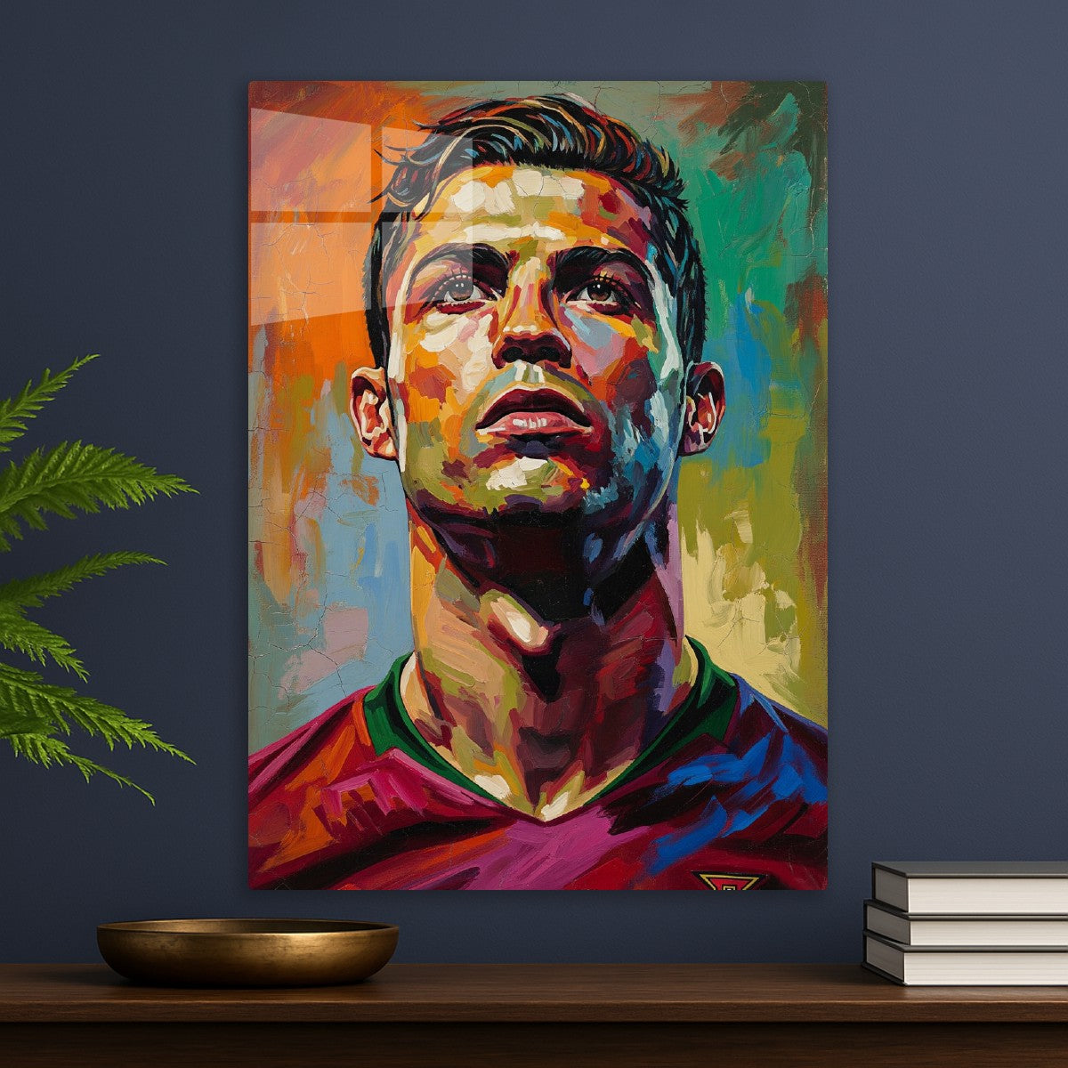 Cristiano Ronaldo abstract art