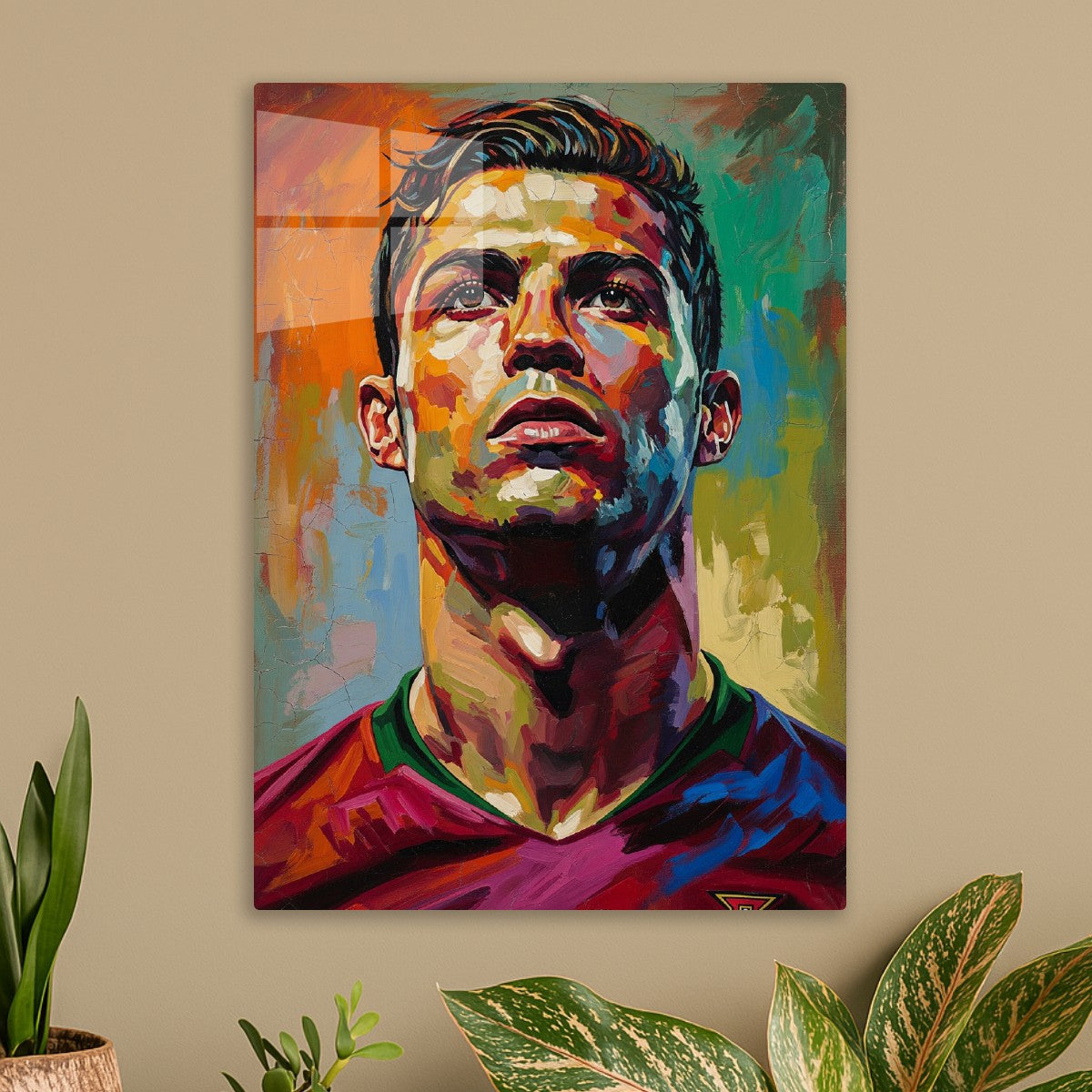 Cristiano Ronaldo abstract art