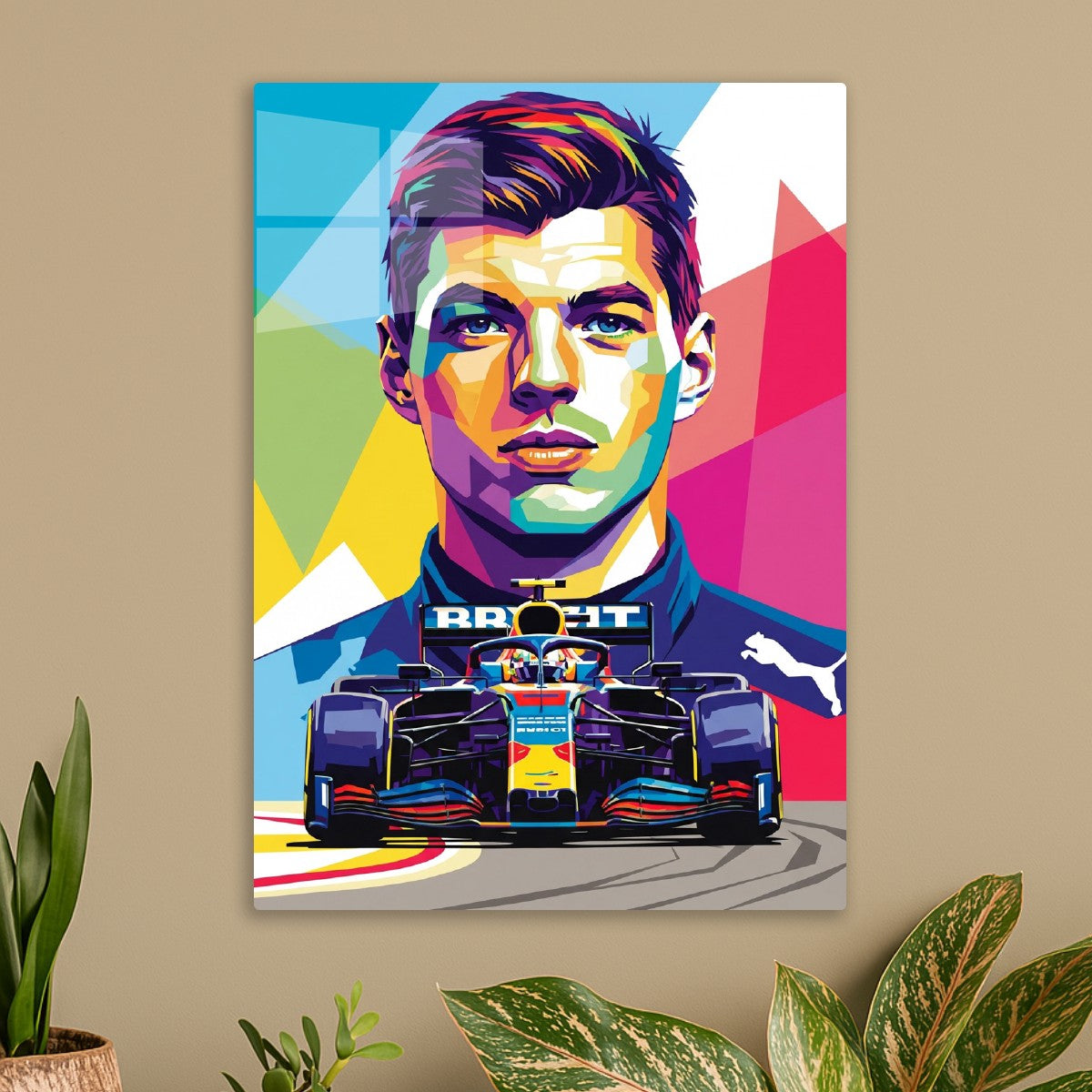 Max Verstappen WPAP art