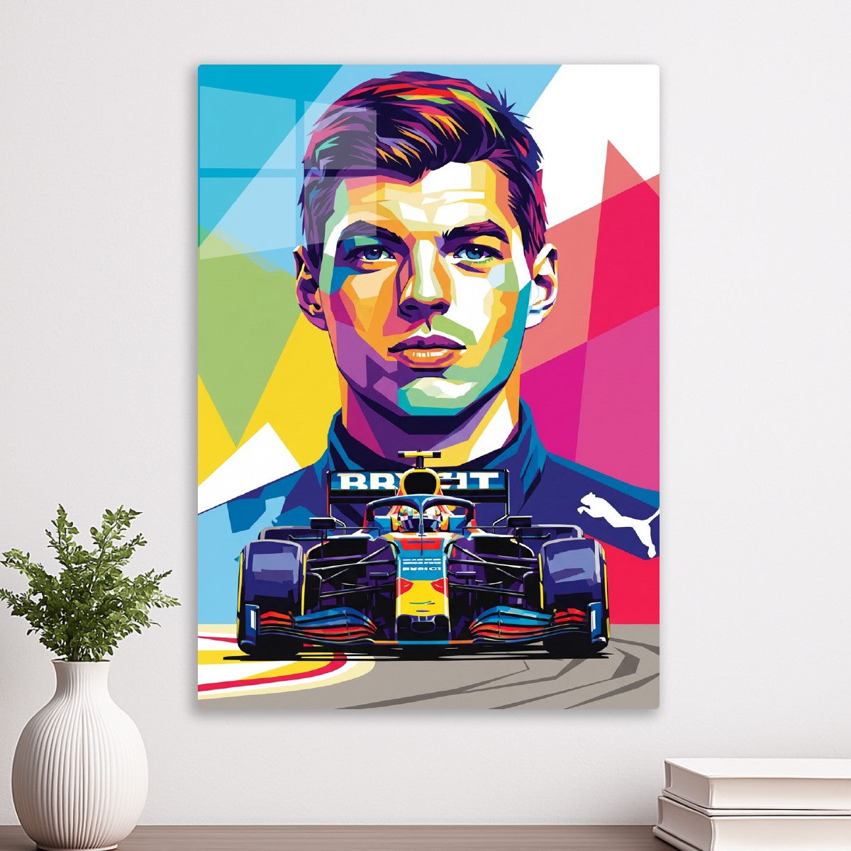 Max Verstappen WPAP art
