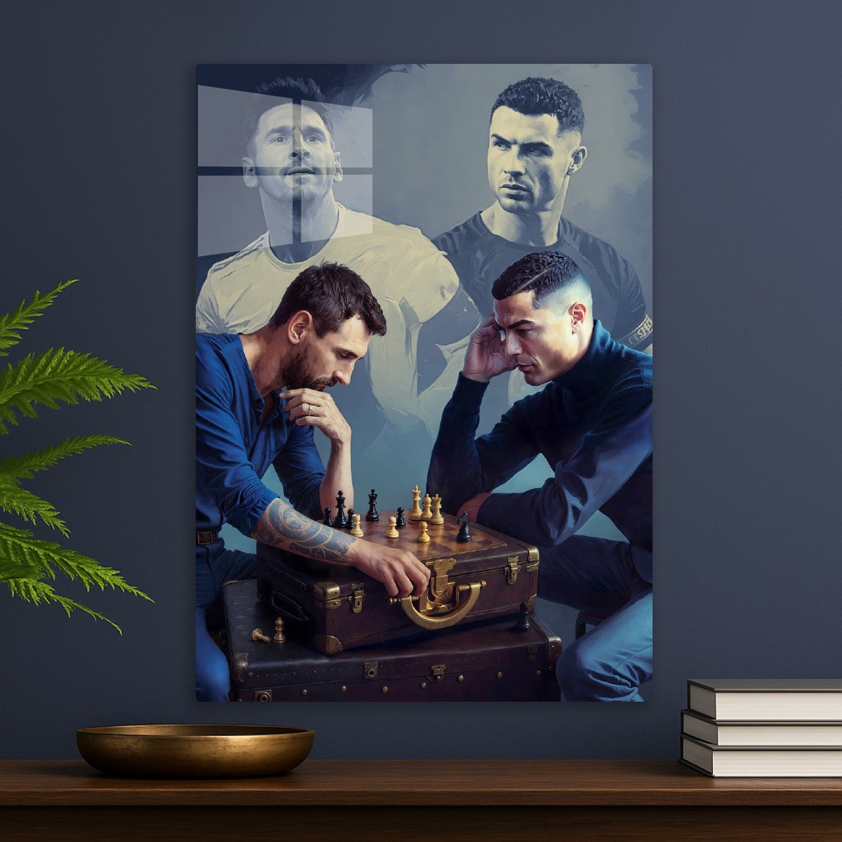 Messi and Ronaldo Chess Game