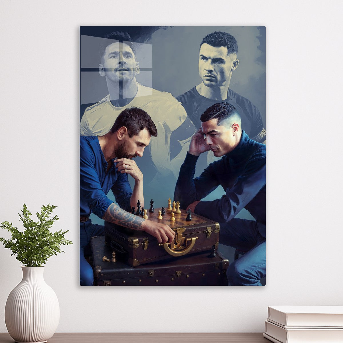 Messi and Ronaldo Chess Game