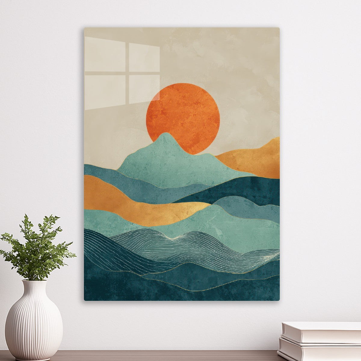 Sea, Sky, and Mountains