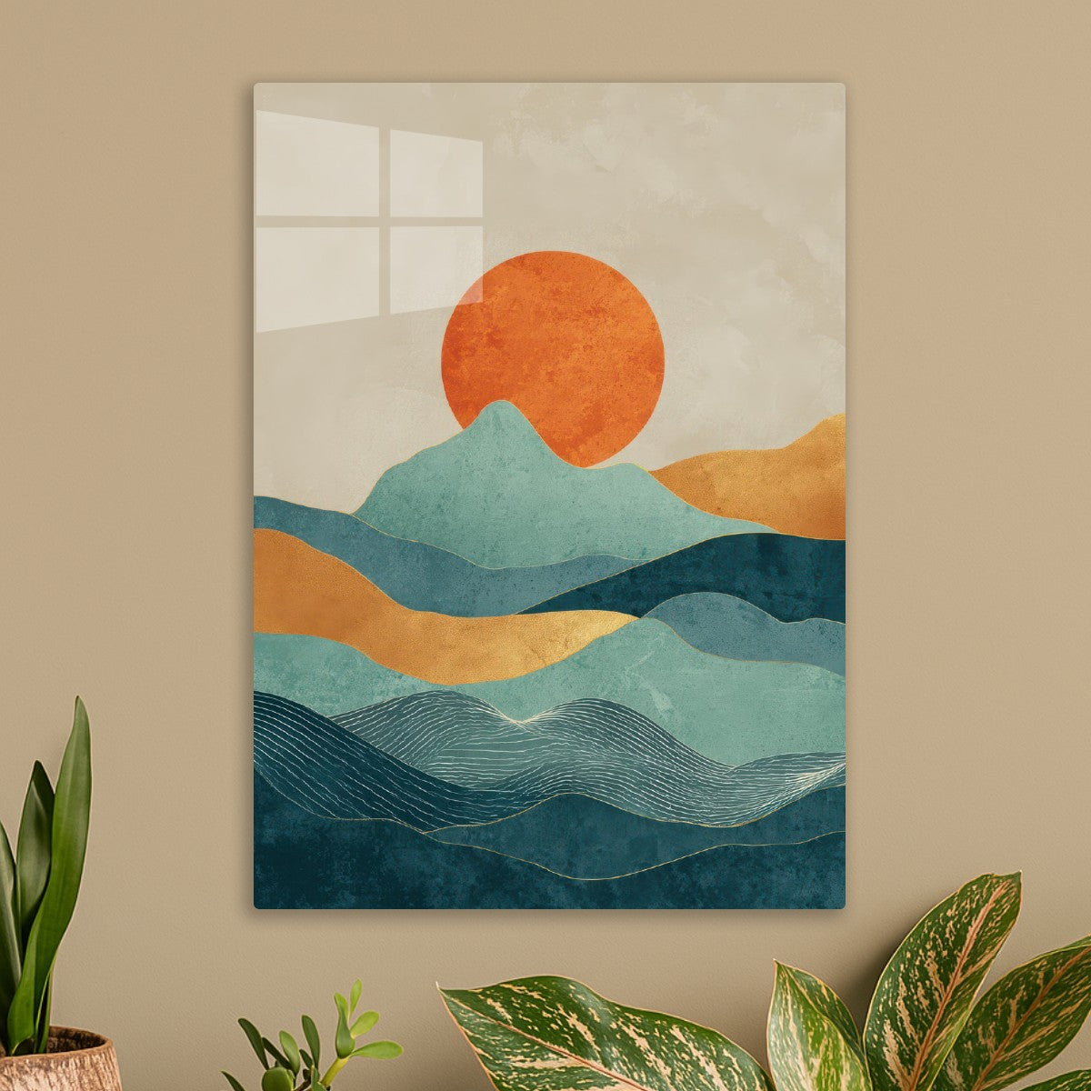 Sea, Sky, and Mountains