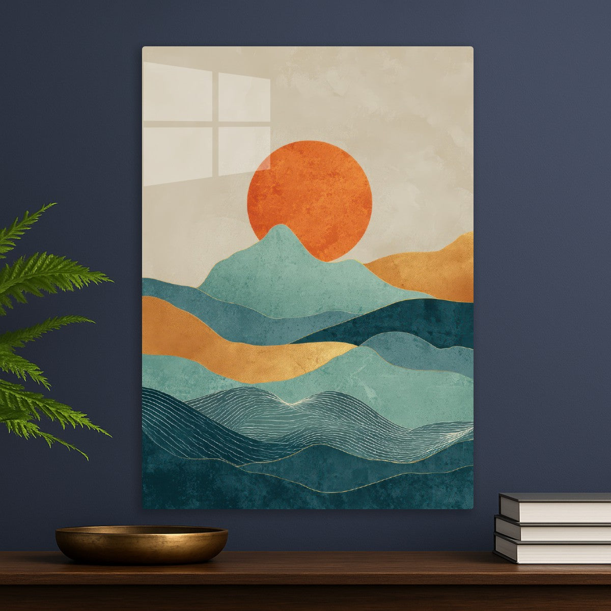 Sea, Sky, and Mountains