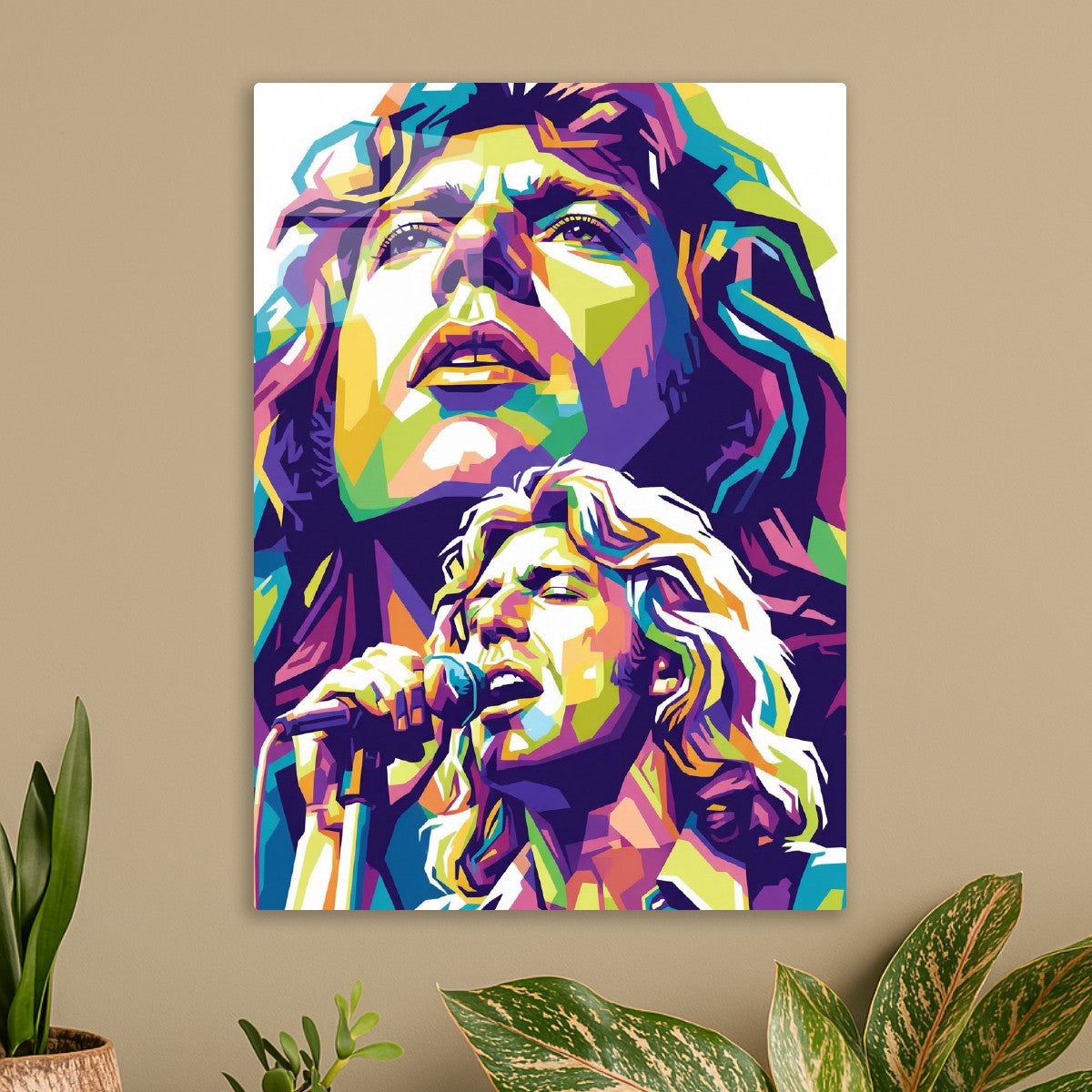 Robert Plant pop art portrait