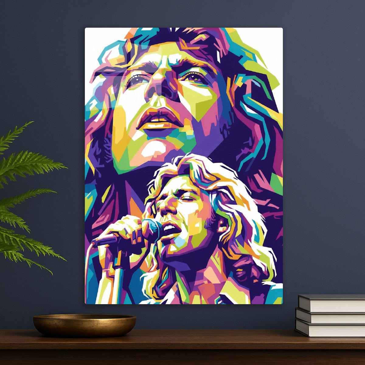 Robert Plant pop art portrait