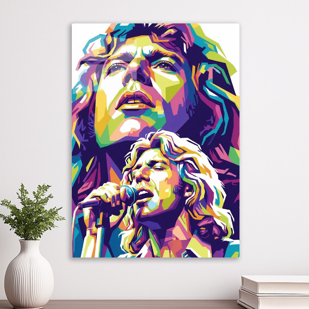 Robert Plant pop art portrait
