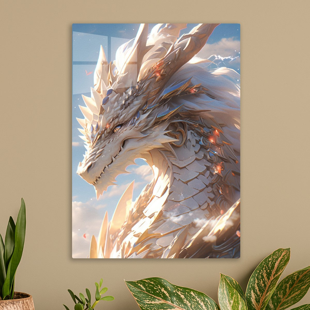 White Dragon fantasy 