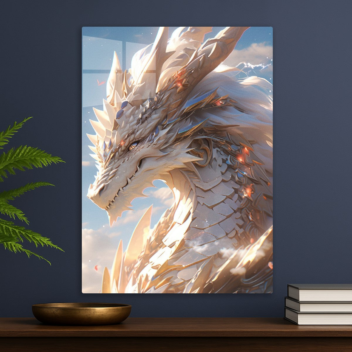 White Dragon fantasy 