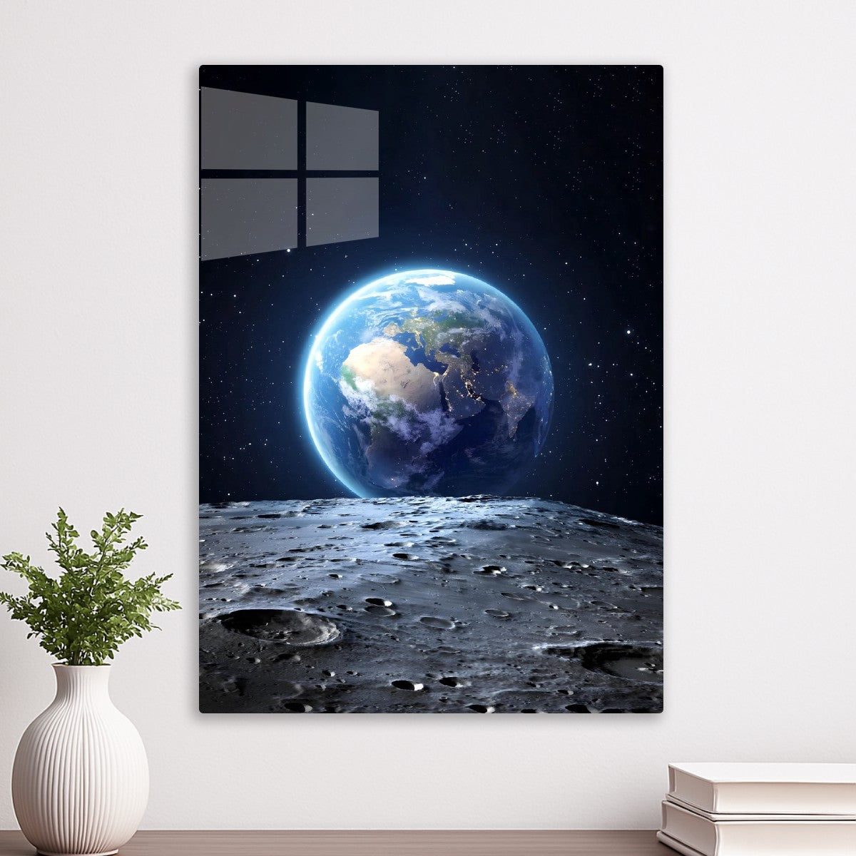 Earth view from Moon