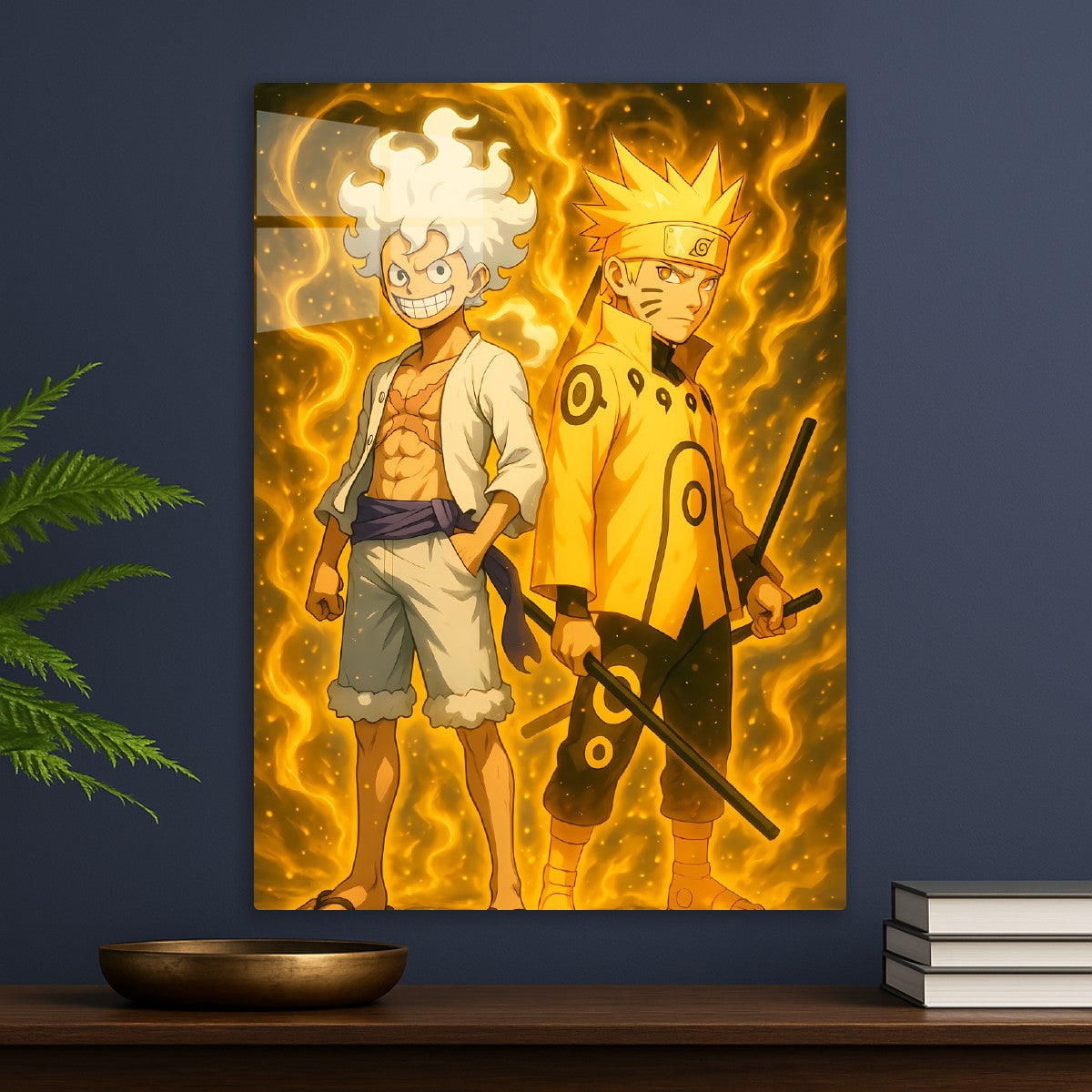 Anime Duo: Luffy & Naruto