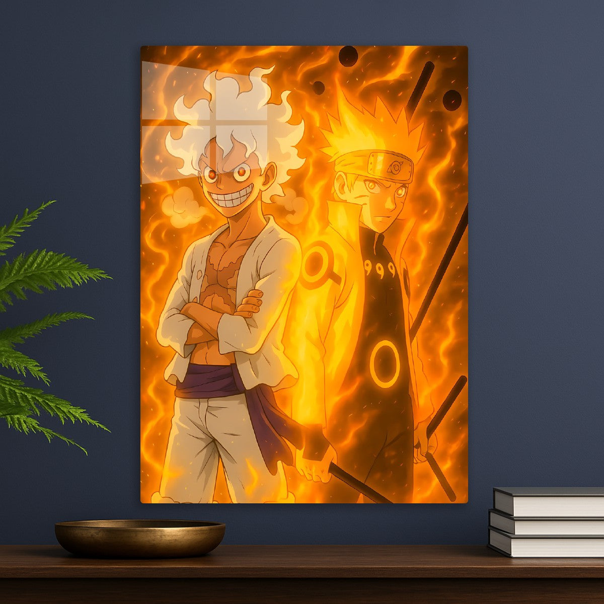 Naruto Kurama & Luffy Gear 5
