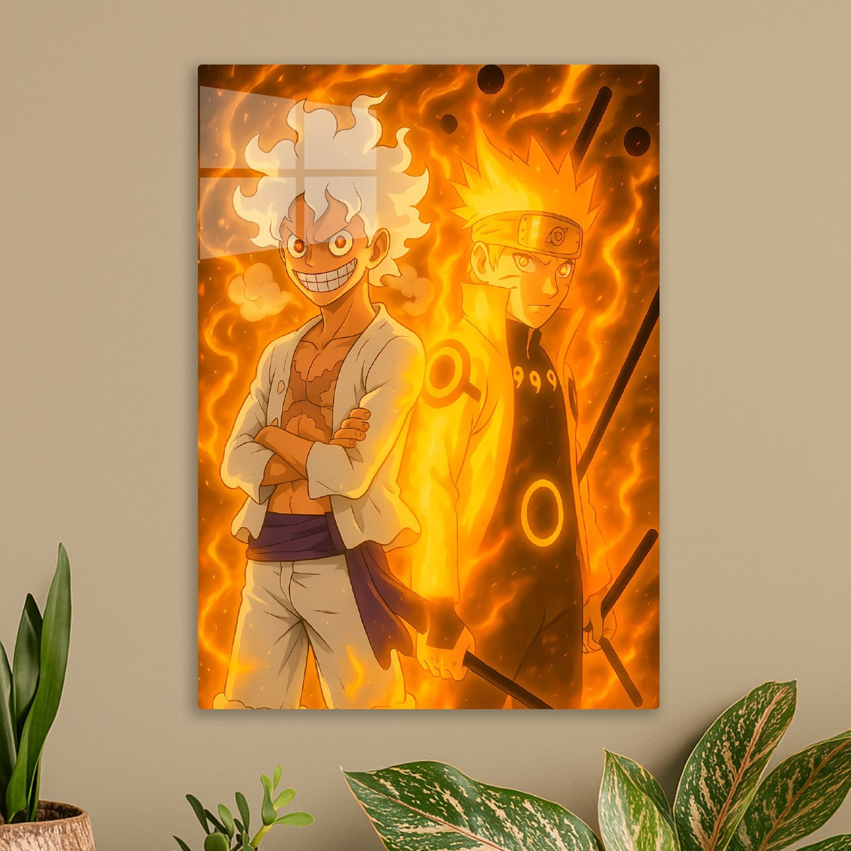 Naruto Kurama & Luffy Gear 5
