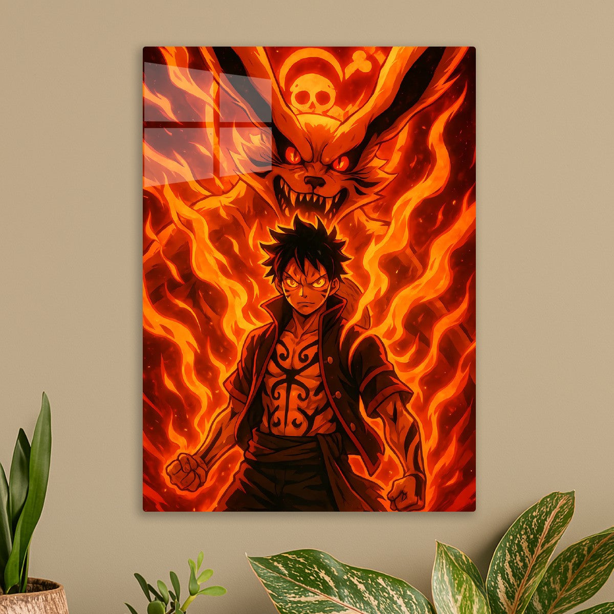 Luffy Kurama Mode Fusion