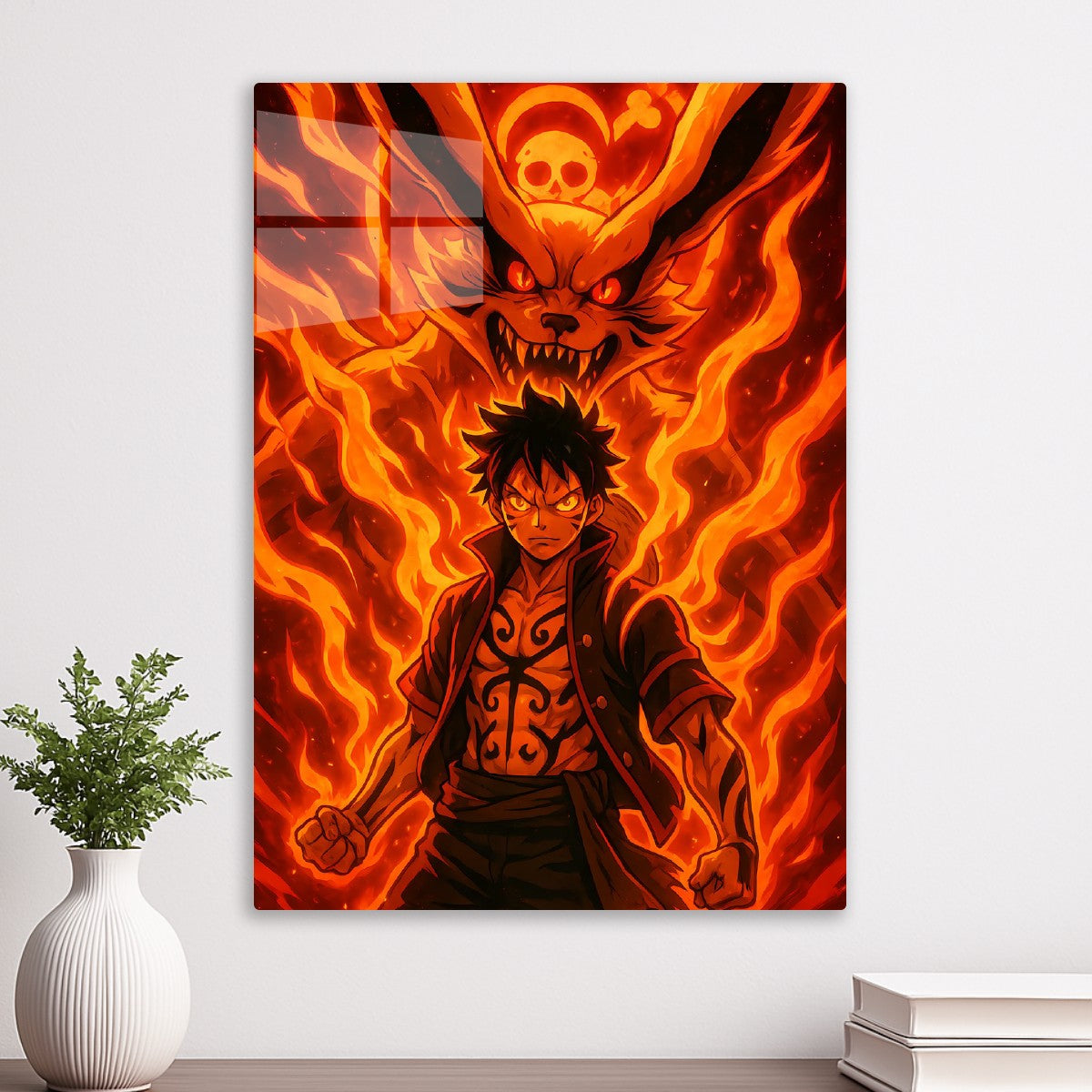 Luffy Kurama Mode Fusion