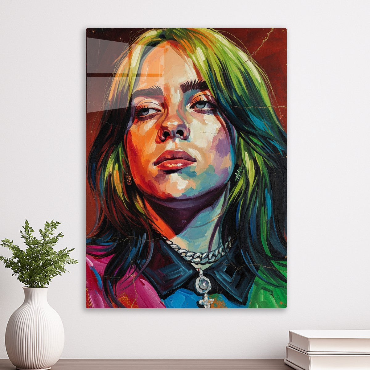 Billie Eilish abstract art