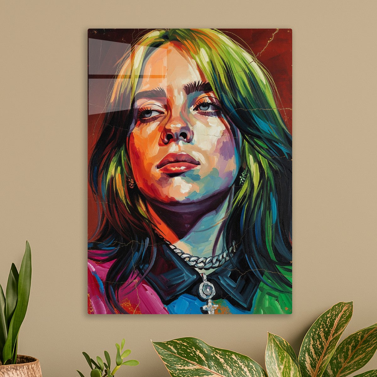 Billie Eilish abstract art