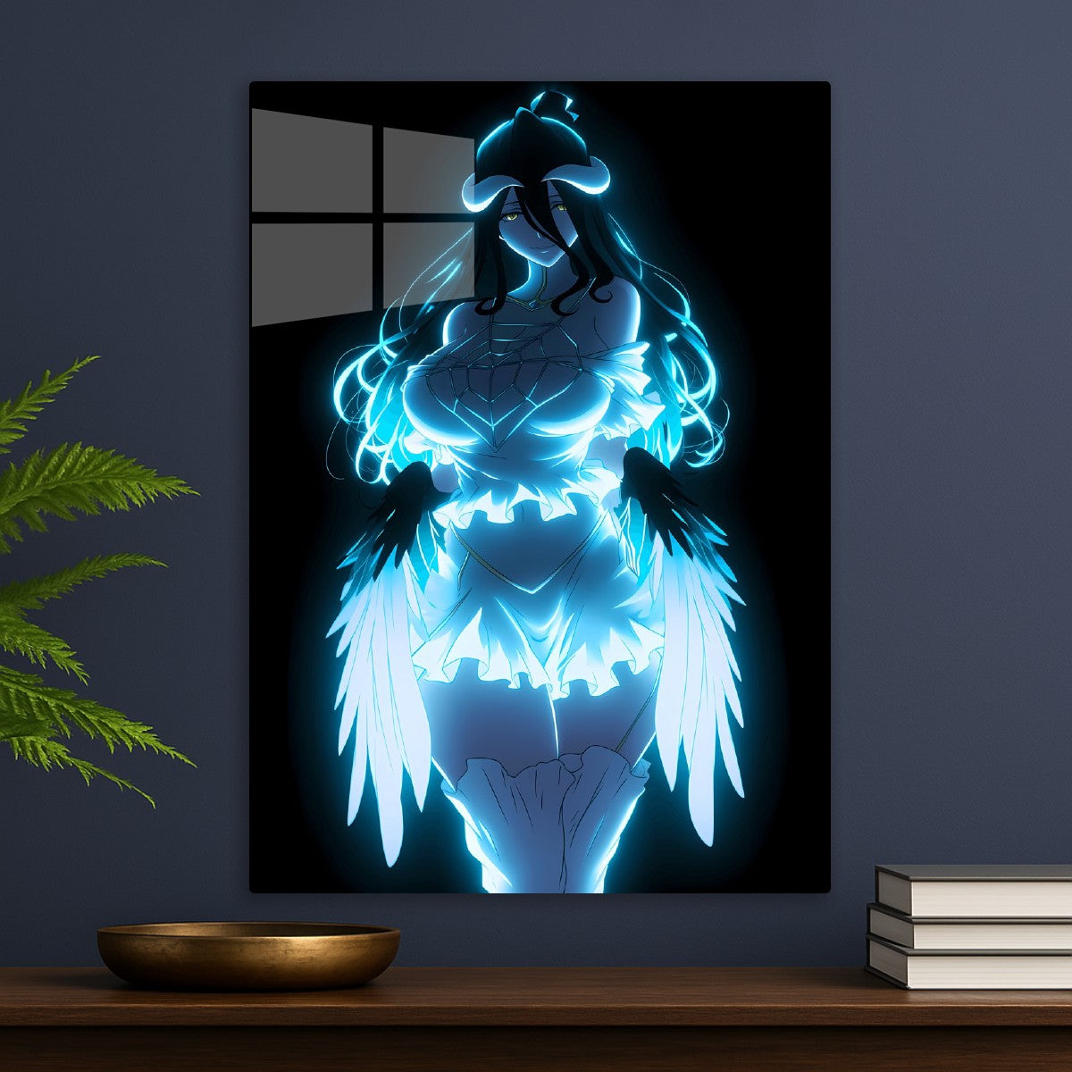Albedo neon art, Overlord