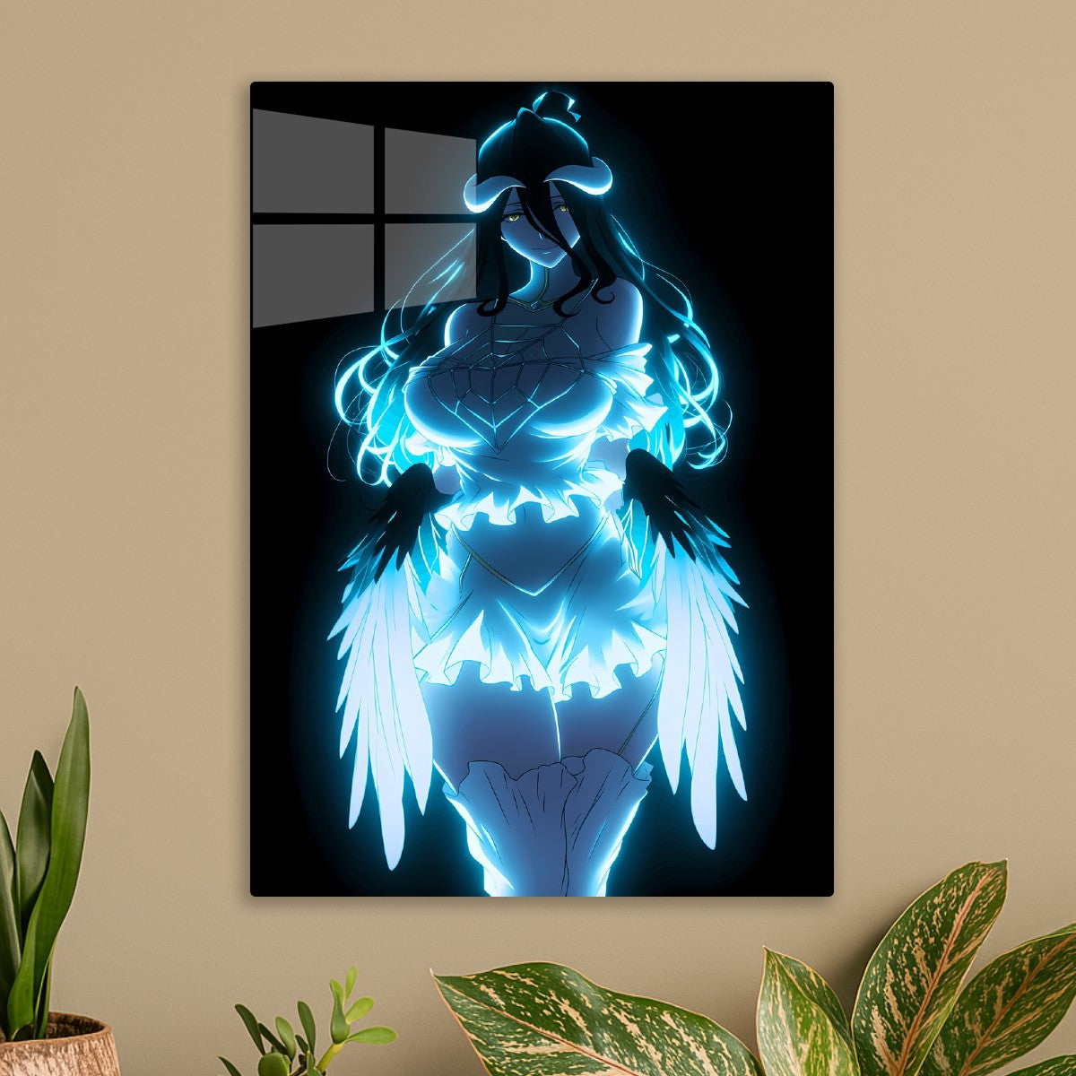 Albedo neon art, Overlord
