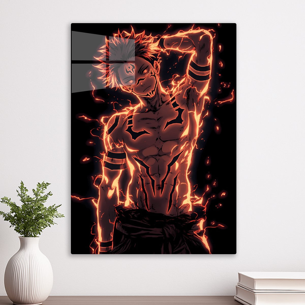 Ryomen Sukuna fire art, Jujutsu Kaisen