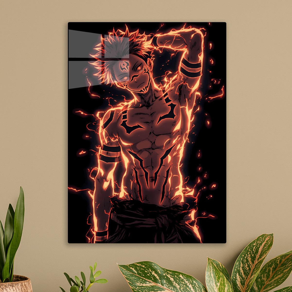 Ryomen Sukuna fire art, Jujutsu Kaisen