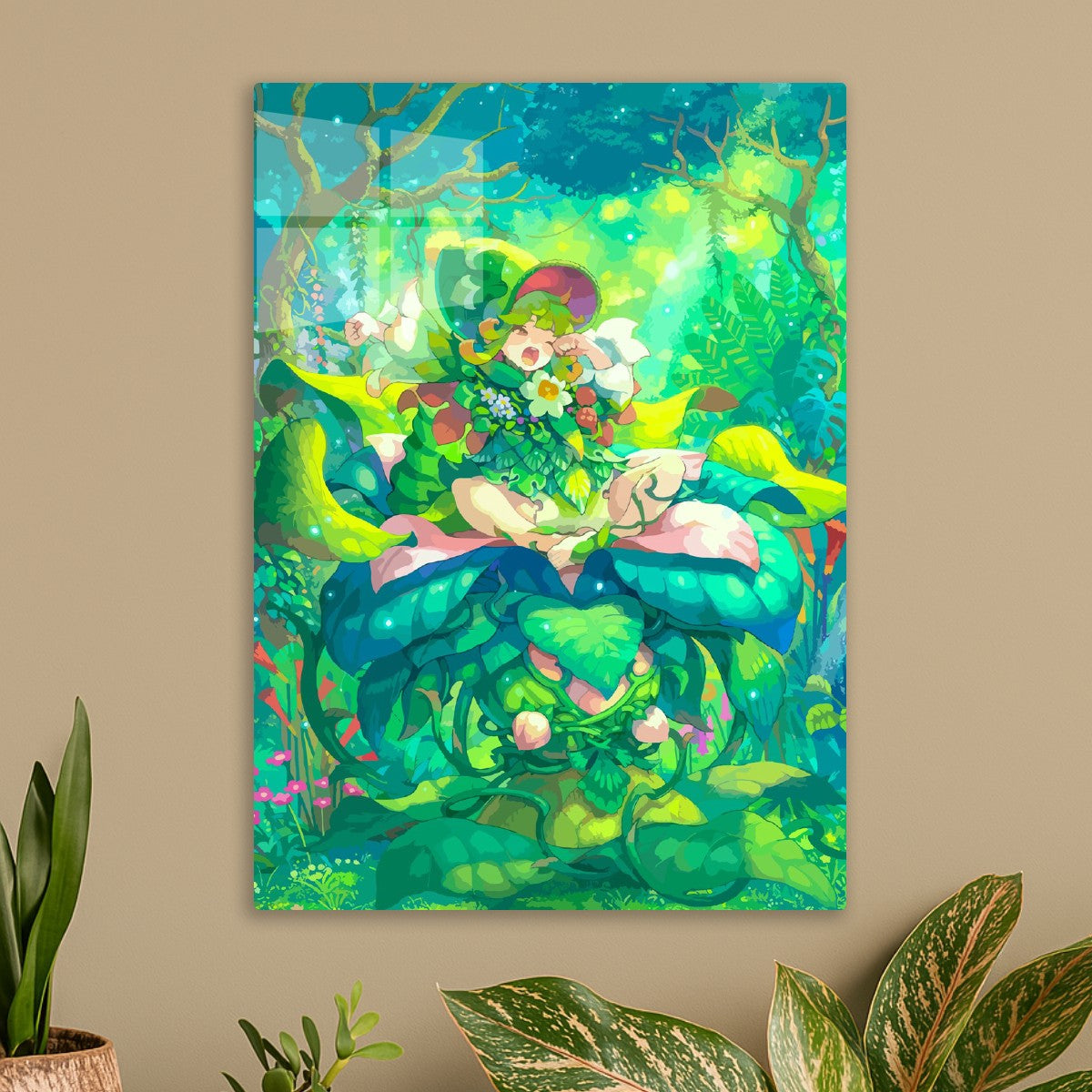 Forest Spirit In Lush Greenery