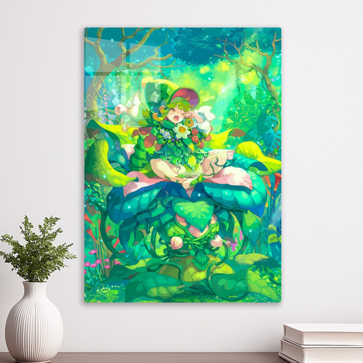 Forest Spirit In Lush Greenery